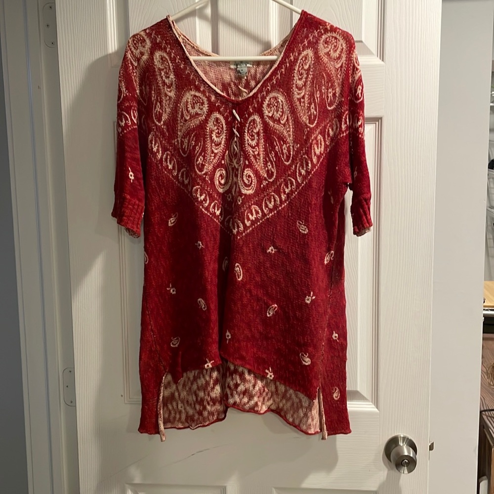 Sundance short sleeve sweater